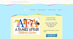 Desktop Screenshot of afamilyaffaircc.net